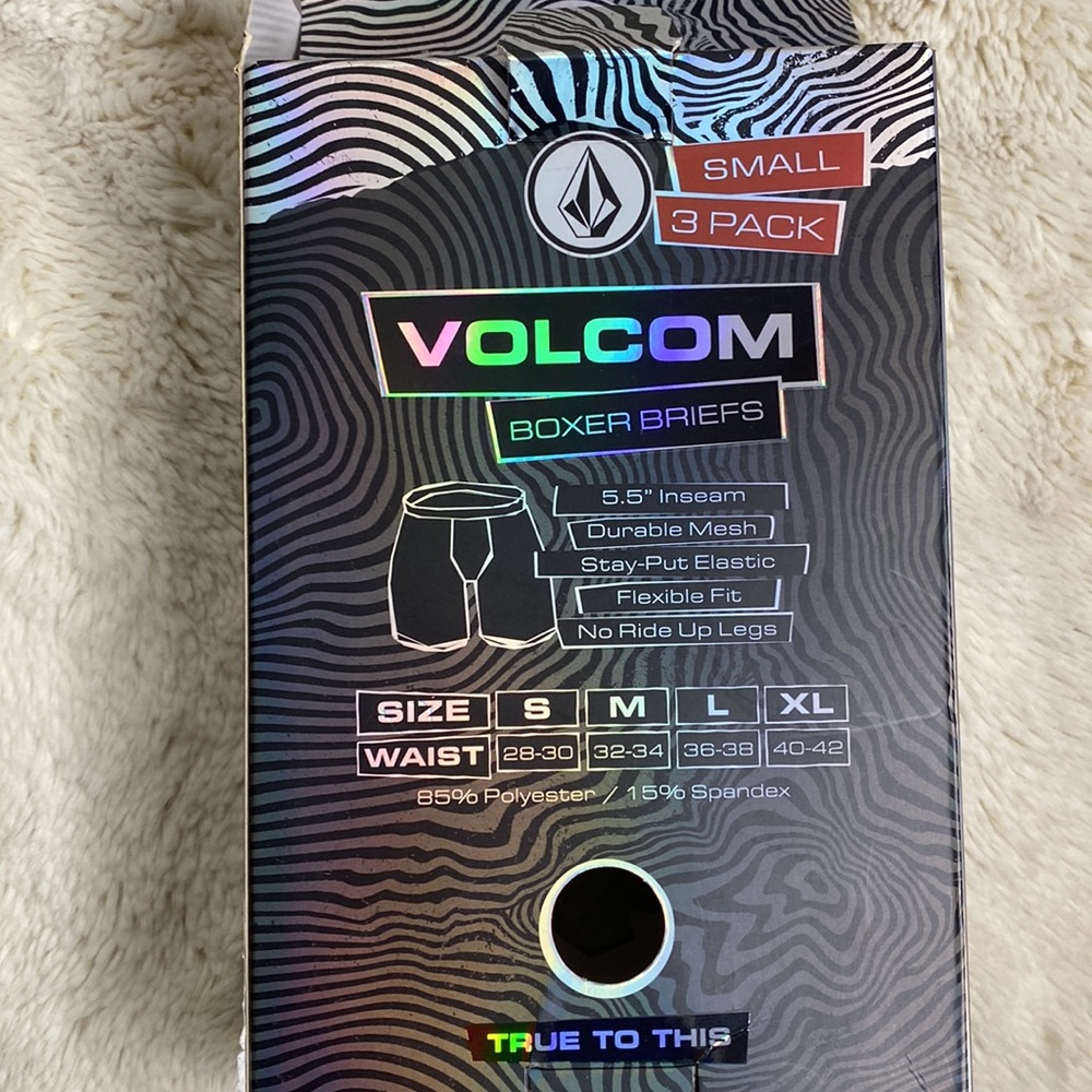 🥷🏿VOLCOM 3 BOXER BRIEFS!!! - Picture 4 of 7